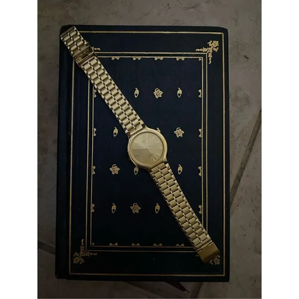 Mens seiko SX gold tone quartz’s watch